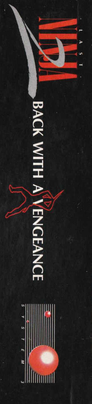 Last Ninja 2 - Back with a Vengeance — box-2D-side (EU)