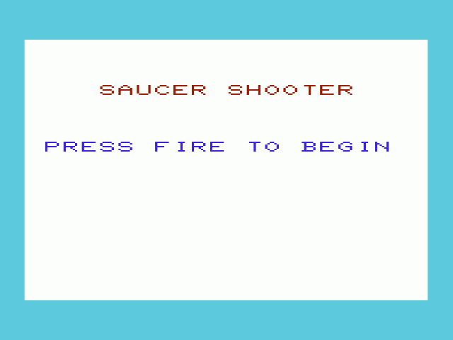 Saucer Shooter — sstitle (WOR)