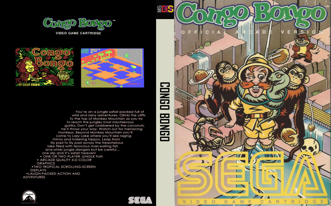Congo Bongo — box-texture (US)