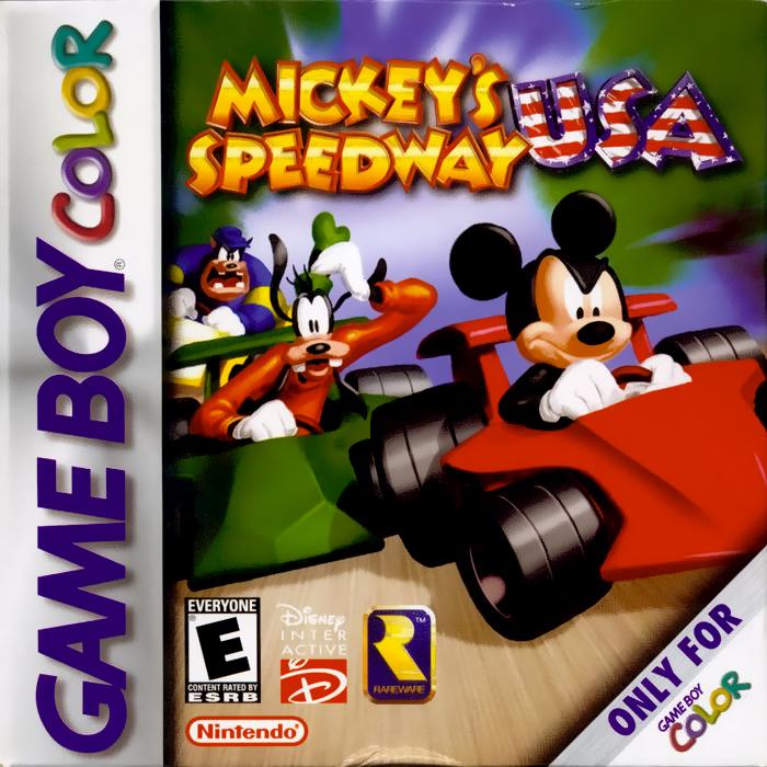 Mickey's Speedway USA box art