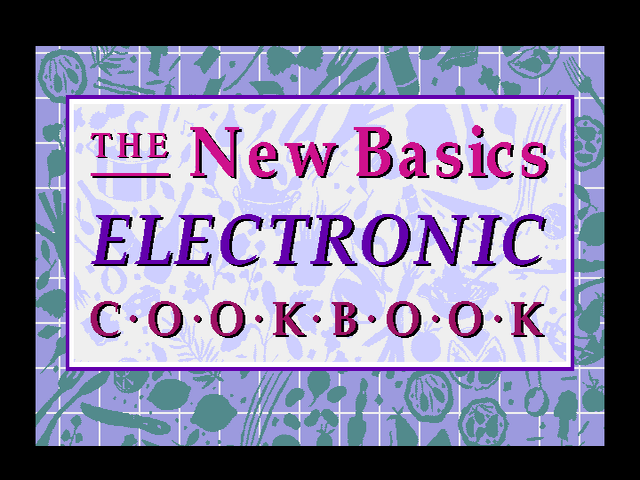 New Basics Electronic Cookbook, The - 1991a Edition — sstitle (WOR)