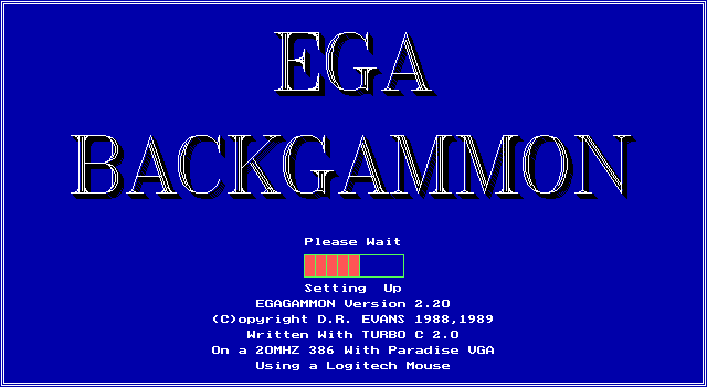 EGA Backgammon box art