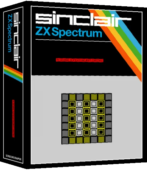 I'm dreaming of a Black and White Christmas — box-3D (SS)