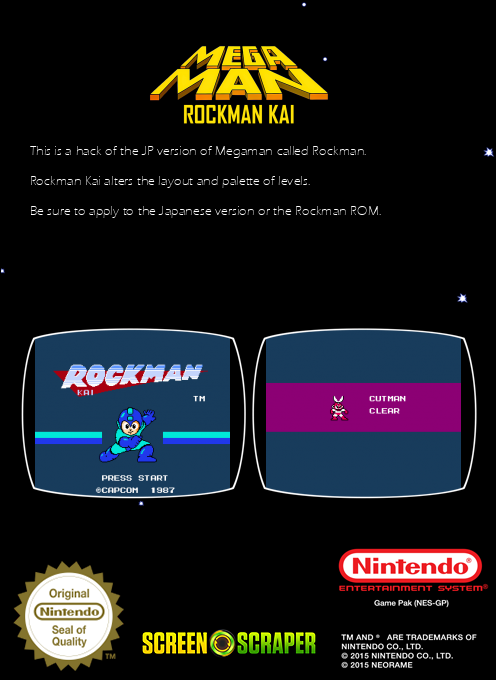 MegaMan : Rockman Kai — box-2D-back (SS)