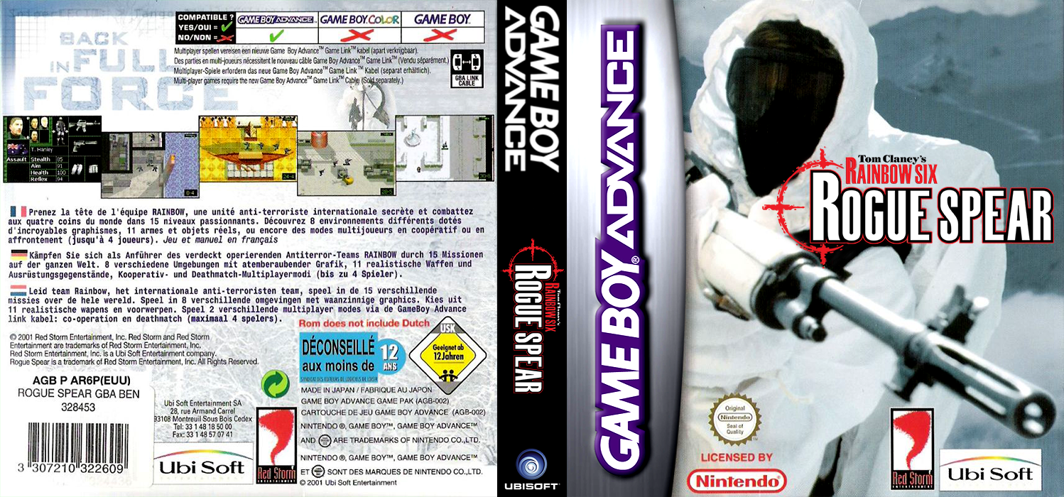 Tom Clancy's Rainbow Six - Rogue Spear — box-texture (EU)