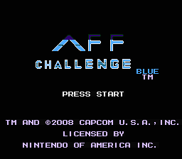 MegaMan : AFF Challenge Redone — sstitle (WOR)