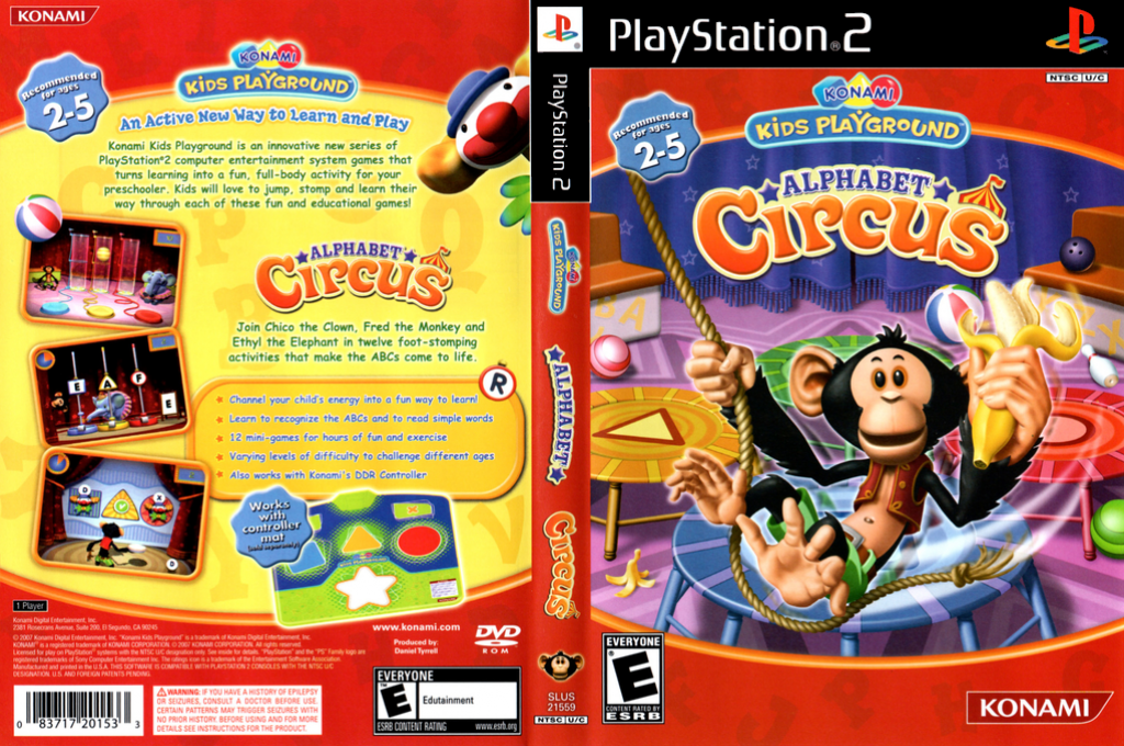 Konami Kids Playground — box-texture (US)