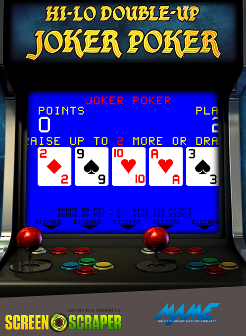 Joker Poker With Hi-Lo Double-Up box art