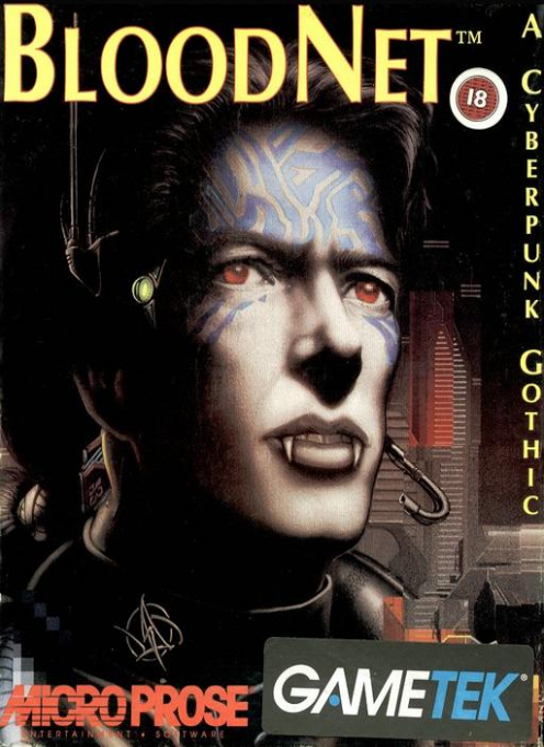 BloodNet - A Cyberpunk Gothic box art