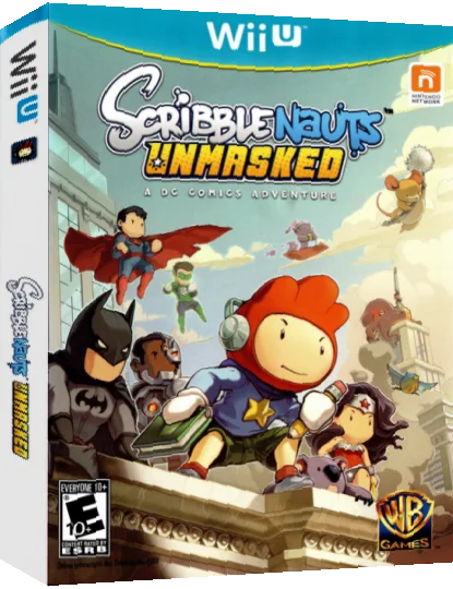 Scribblenauts Unmasked - A DC Comics Adventure — box-3D (US)