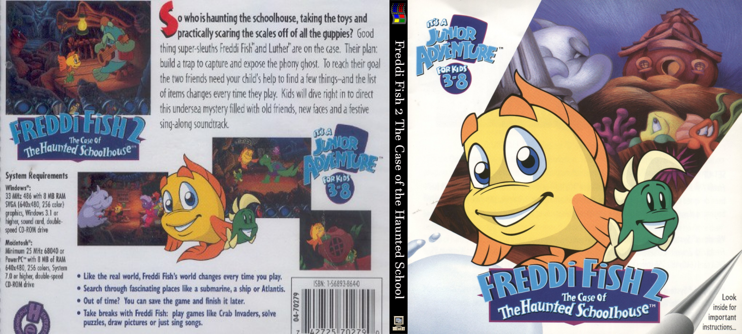 Freddi Fish 2: The Case of the Haunted Schoolhouse — box-texture (CUS)