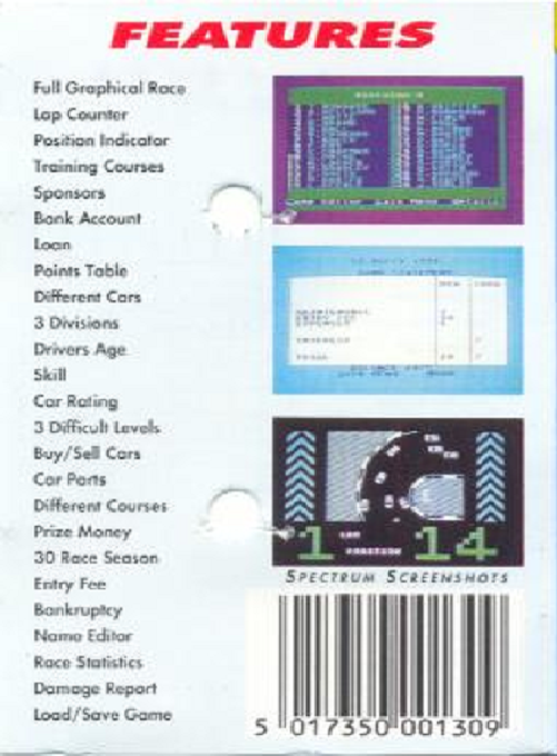 Banger Racer — box-2D-back (EU)