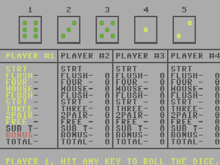 Dice Poker — ss (WOR)