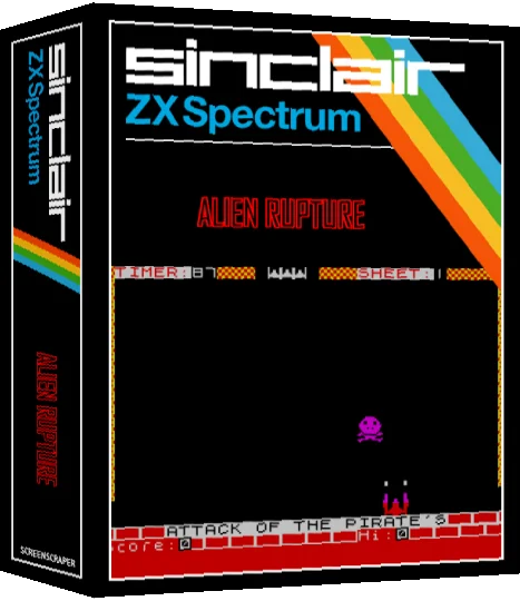 Alien Rupture — box-3D (SS)