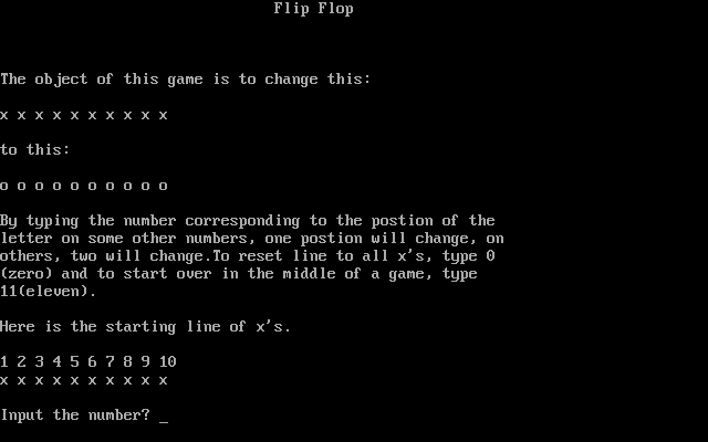Flip-Flop — sstitle (WOR)