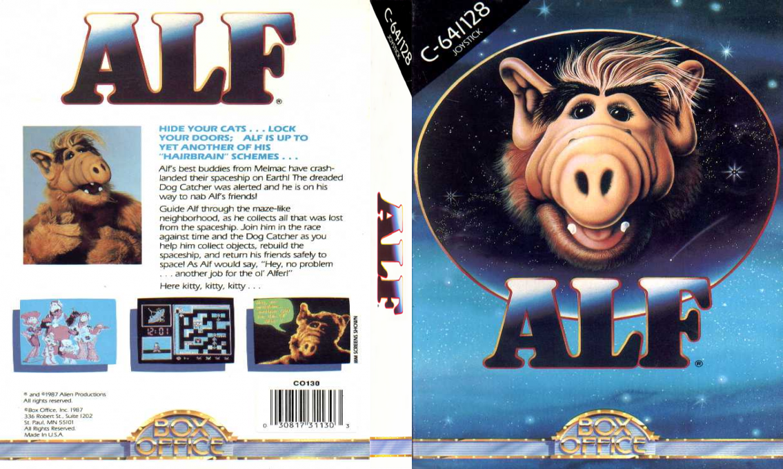 ALF - The First Adventure — box-texture (US)
