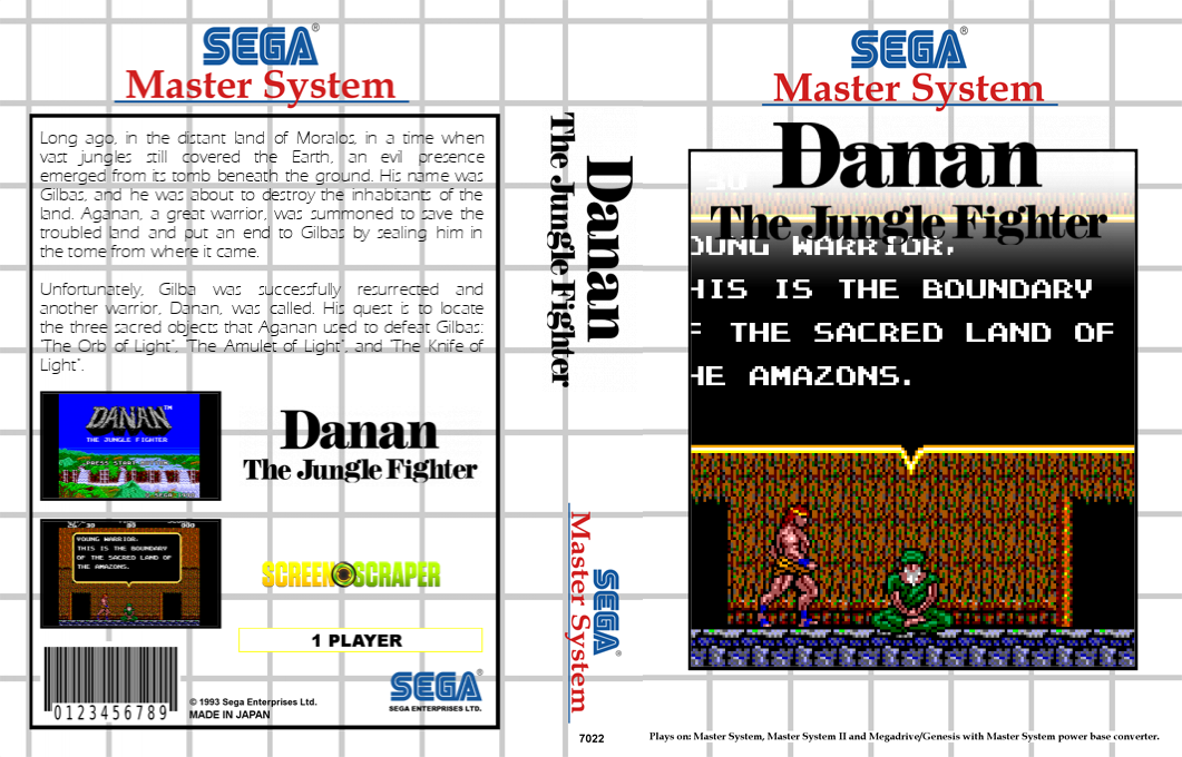 Danan The Jungle Fighter — box-texture (SS)