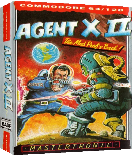 Agent X II - The Mad Prof's Back — box-3D (EU)