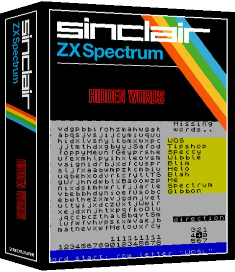 Hidden Words — box-3D (SS)