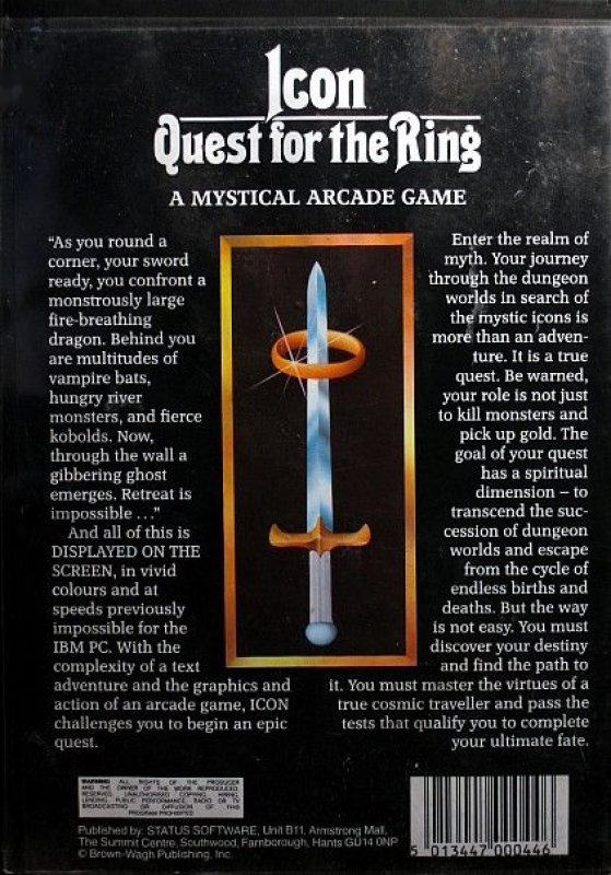 Icon - The Quest For The Ring — box-2D-back (EU)