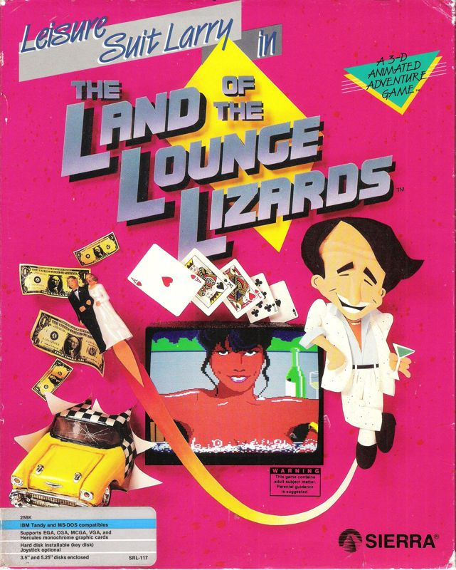 Leisure Suit Larry in the Land of the Lounge Lizards box art