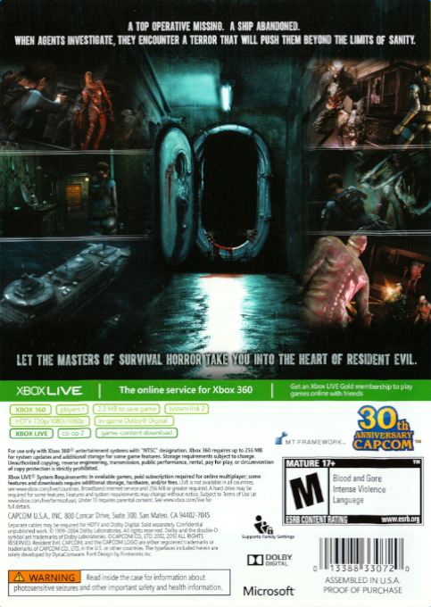 Resident Evil - Revelations — box-2D-back (US)