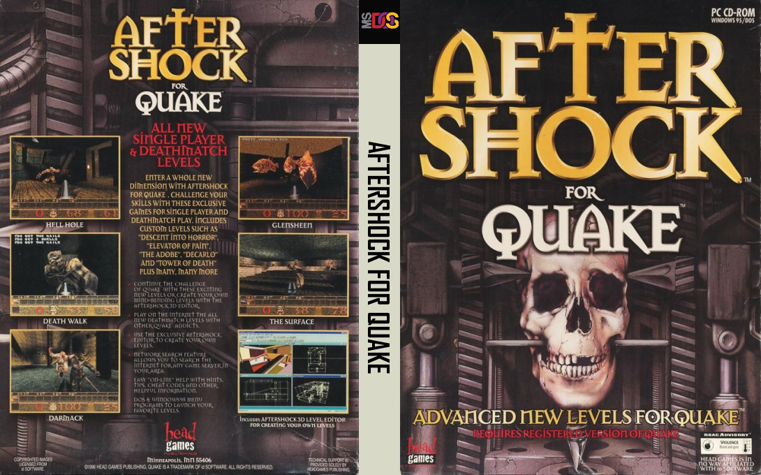 Aftershock for Quake — box-texture (US)
