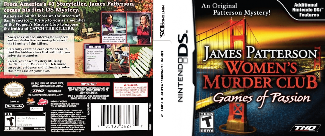 James Patterson Women's Murder Club - Games of Passion — box-texture (US)
