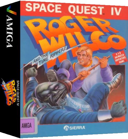 Space Quest IV - Roger Wilco and the Time Rippers — box-3D (WOR)