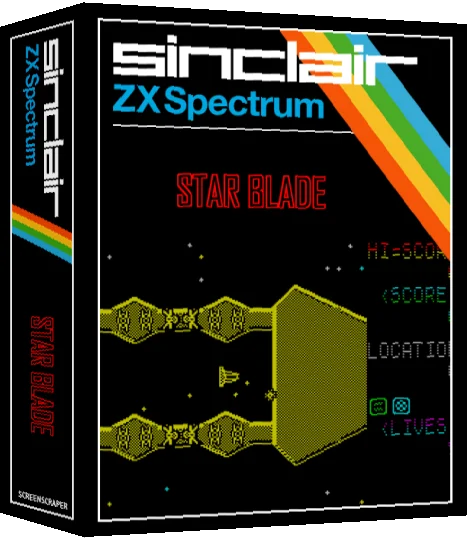 Star Blade — box-3D (SS)