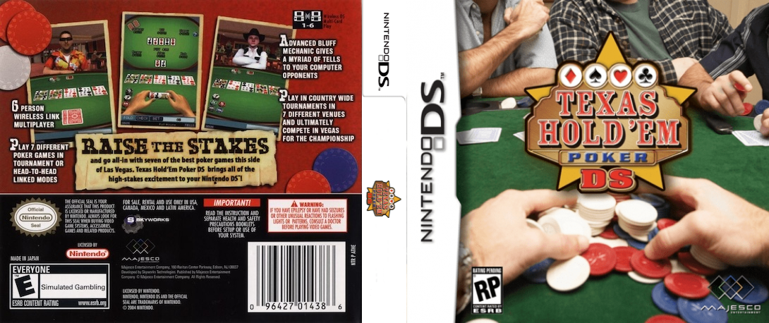 Texas Hold 'em Poker DS — box-texture (US)