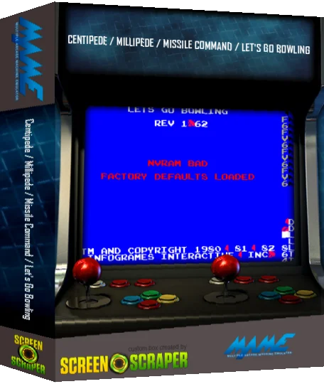 Centipede / Millipede / Missile Command / Let's Go Bowling — box-3D (SS)