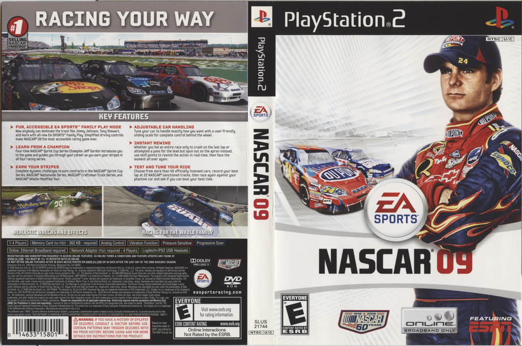 NASCAR 09 — box-texture (US)