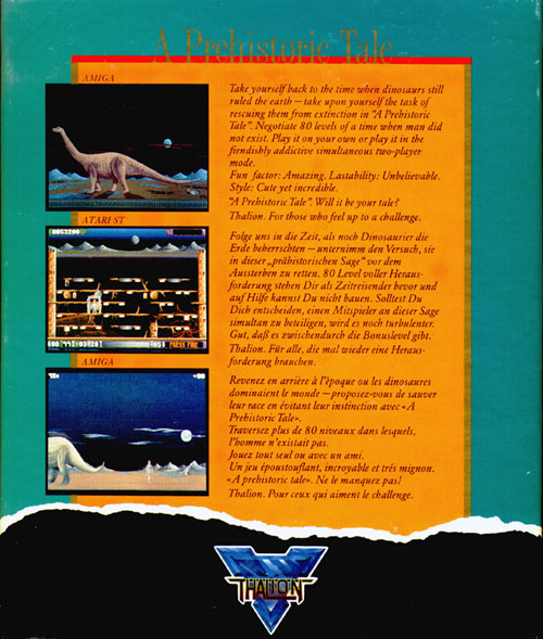 Prehistoric Tale, A — box-2D-back (EU)