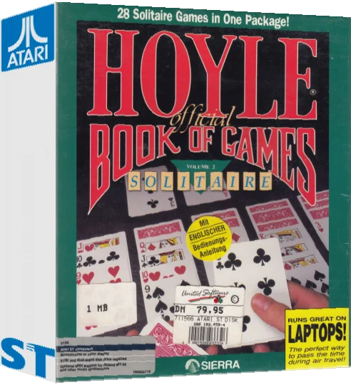 Hoyle's Book Of Games - Volume 2 - Solitaire — box-3D (DE)