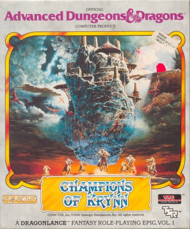 Advanced Dungeons & Dragons - Champions of Krynn - A DragonLance Fantasy Role-Playing Epic, Vol.I — box-2D (EU)