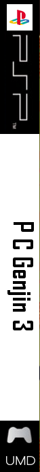 PC Genjin 3 — box-2D-side (JP)