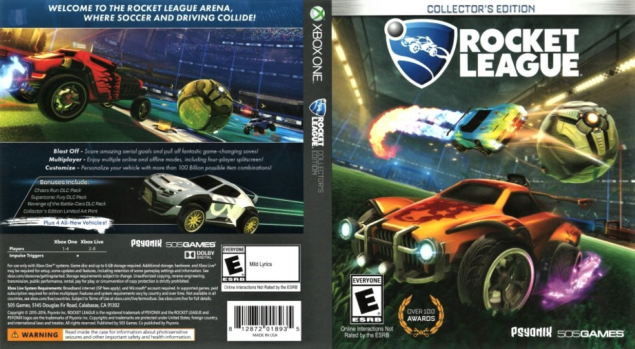 Rocket League: Collector's Edition — box-texture (US)