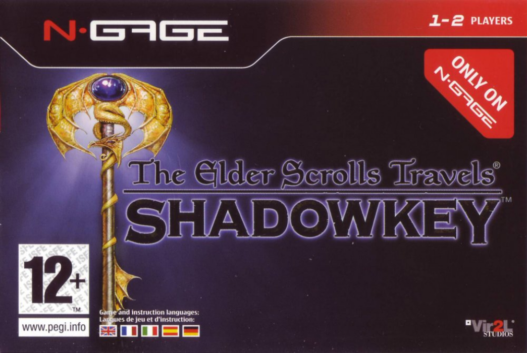 Elder Scrolls Travels - Shadowkey, The — box-2D (EU)