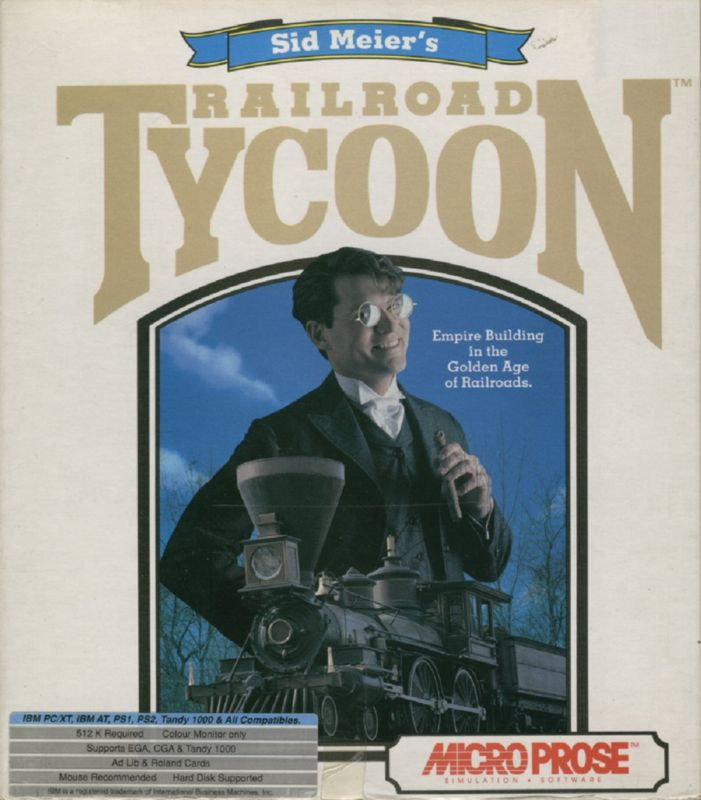Sid Meier's Railroad Tycoon — box-2D (EU)