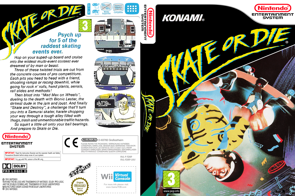 Skate Or Die — box-texture (EU)
