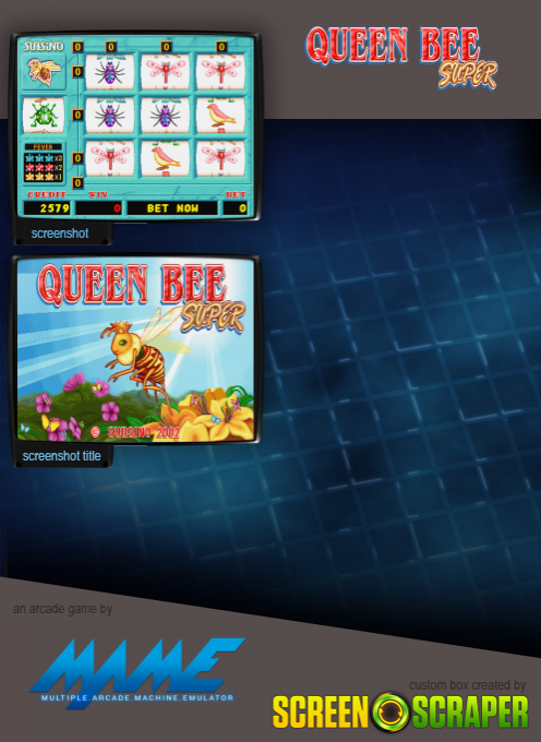 Super Queen Bee — box-2D-back (SS)