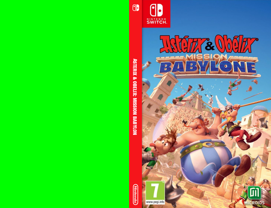 Asterix & Obelix - Mission Babylon — box-texture (EU)