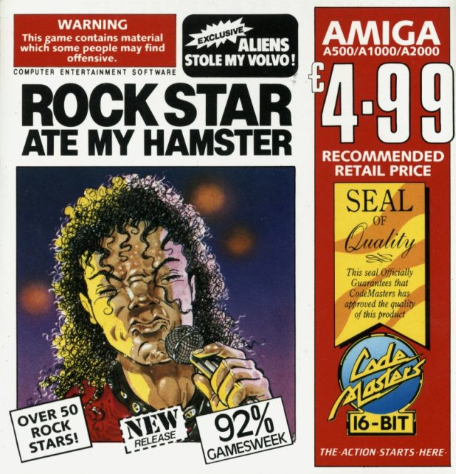 Rock Star Ate My Hamster box art