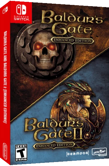 Baldurs Gate and Baldurs Gate II - Enhanced Editions — box-3D (US)