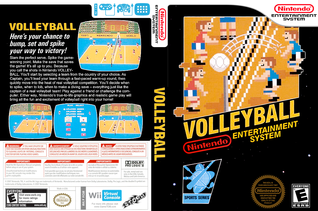 Volleyball — box-texture (US)