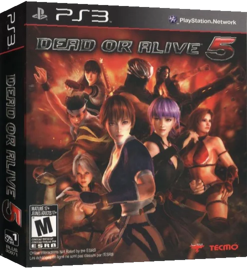 Dead or Alive 5 Last Round — box-3D (US)