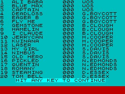 Racing League — ss (WOR)