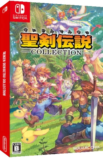Seiken Densetsu Collection — box-3D (JP)