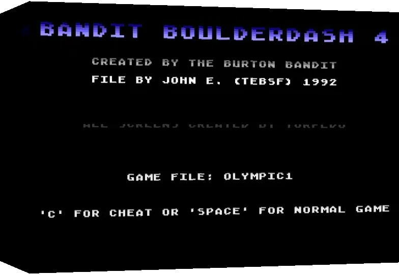 Bandit Boulderdash 04 — box-3D (WOR)